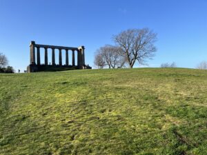 Calton Hill a National monument of Scotland